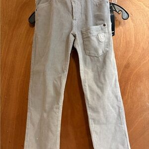 European Culture Gray Corduroy Pants with NWT size 6